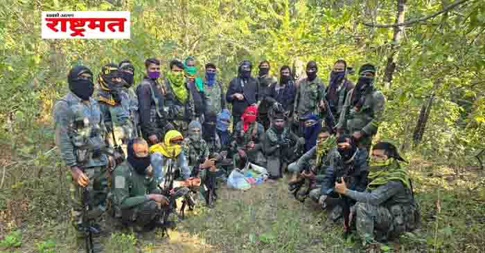 Maoists fled leaving behind naxalite literature in the encounter