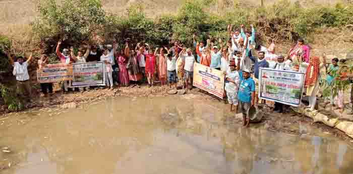 Water dialogue on the bank of river mathira
