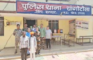 Six accused of cow smuggling caught in balaghat