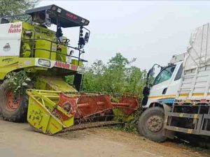153 quintal ration rice smuggled truck caught in balaghat