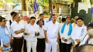 Dispute over baba saheb not sayimg the constitution maker