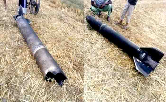Bang at night in amritsar, pakistani rocket found in the morning