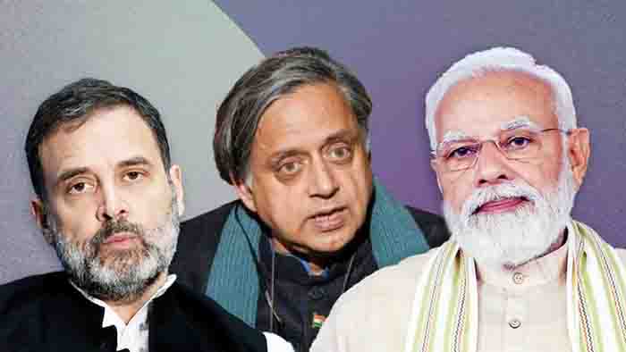 Modi doubted congress by furthering tharoors name
