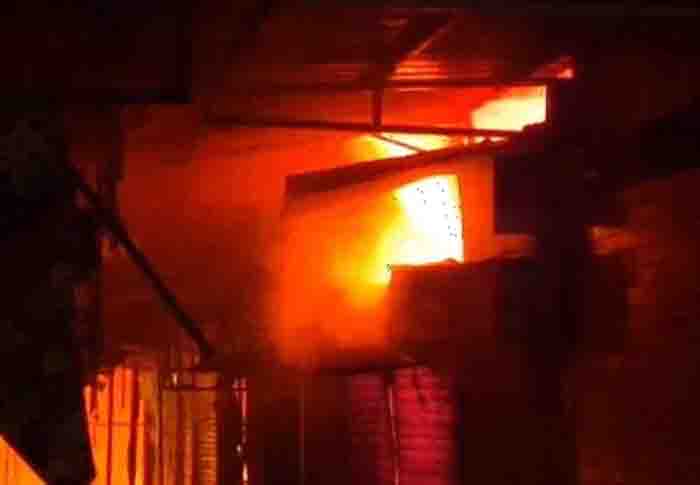 22 shops were destroyed due to fire in shanichari market of bilaspur