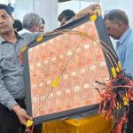 The price of a kite made of notes is 92 thousand,the robbery is happy