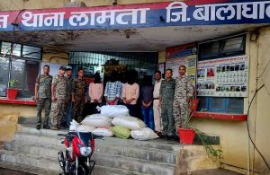 Thievs gang caught stealing paddy in balaghat