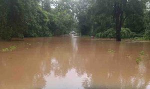 River drain in balaghat ,everyone upset due to heavy rains