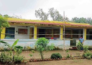 Water keeps dripping government child ashram,repair is necessary