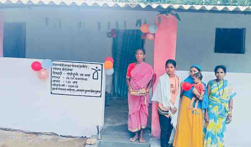 Naxalite victims dream of his home is realized