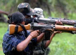 Afierce encounter between naxalites and soldiers