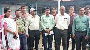 Accused of abusing the panchyatt chairman ,complaint at ajex police station