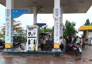 Uproar petrol pump seal on selling water