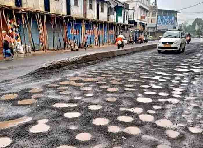Babuji walks slowly on the streets of bhopal..