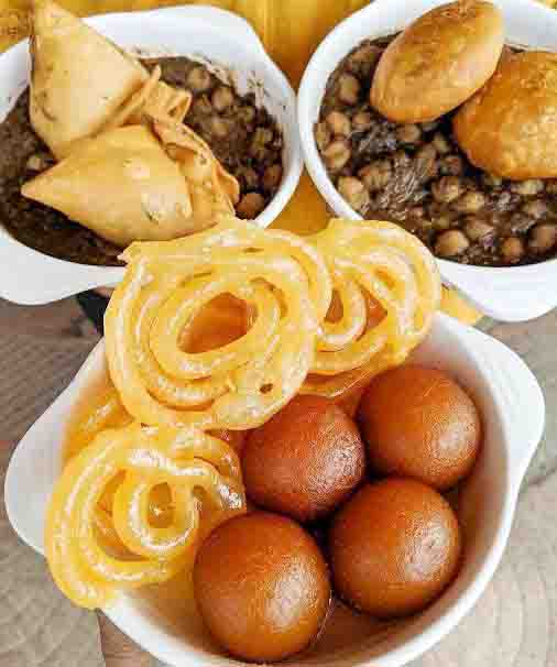 How much fisheries in gulab jamun,how much oil in samosas ,now you have to tell