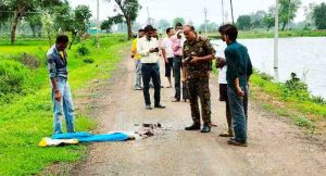 Newborns corpse found in polythene along the pond