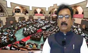 Slogans of resignation two in the assembly and out of vijay shah resign