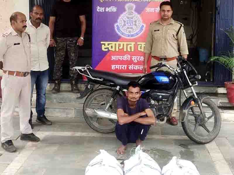 240 liters of liquor seized from three police stations