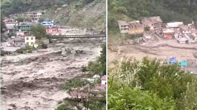 Cioud burst in kishtwar,33 people died