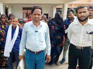 The bullies closed the 100 year old road in mauganj with a cut wire