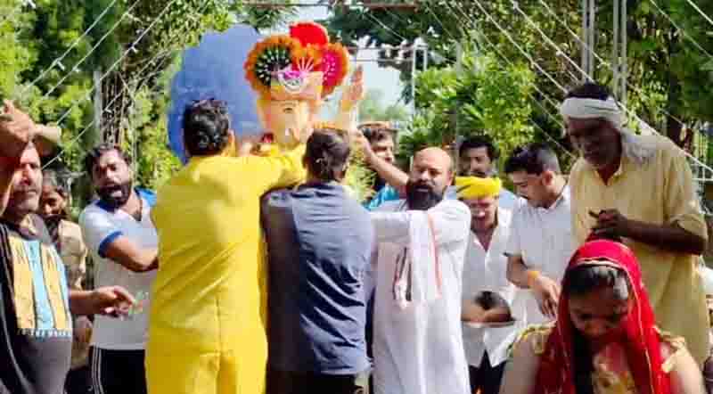 Rewa sent bappa with pomp