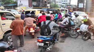 Accident of trafic rules in balaghat