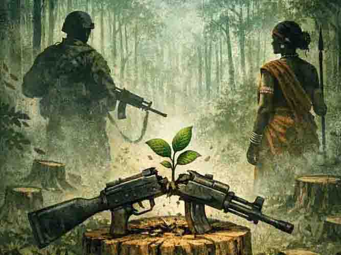 Why are you wandering in the forest to identify the naxalite